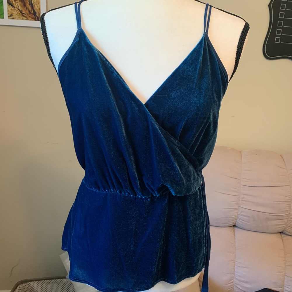 Express velvet top